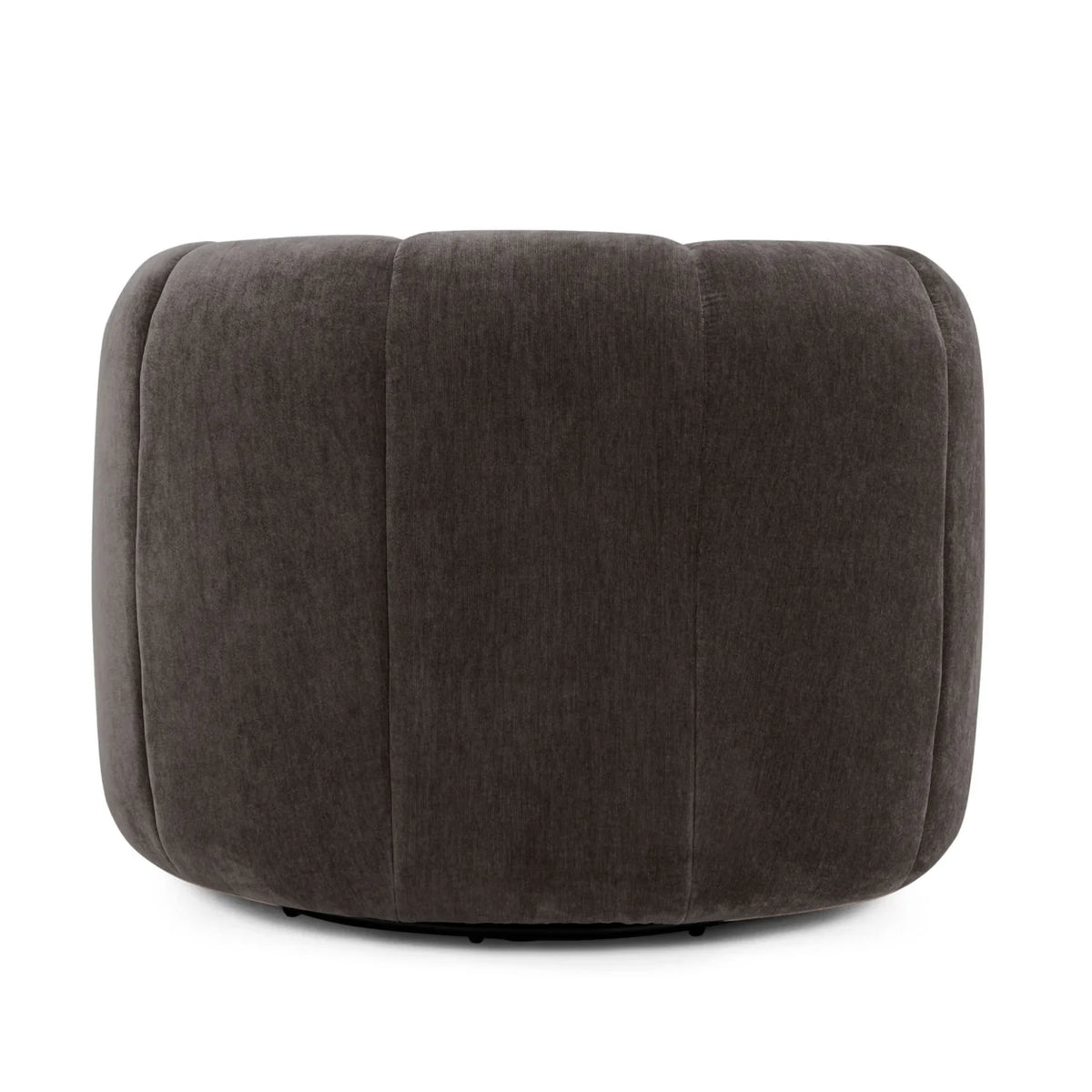 Jasmine Upcycled Contract-Grade Basketweave Fabric Swivel Accent Chair