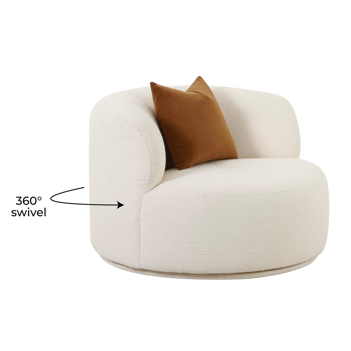 Fickle Swivel Accent Chair