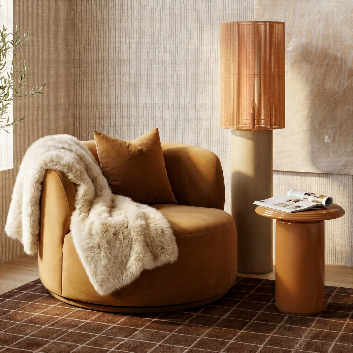 Fickle Swivel Accent Chair