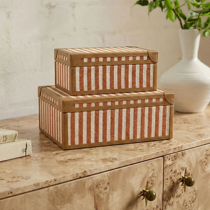 Kora Cotton Jute Contract-Grade Keepsake Box Set
