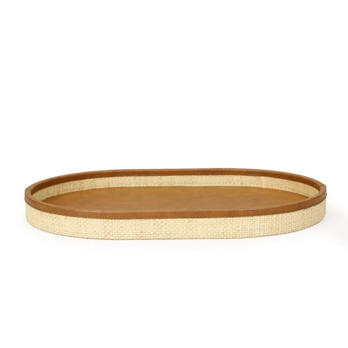 Hakiri Natural Raffia Contract-Grade Storage Tray