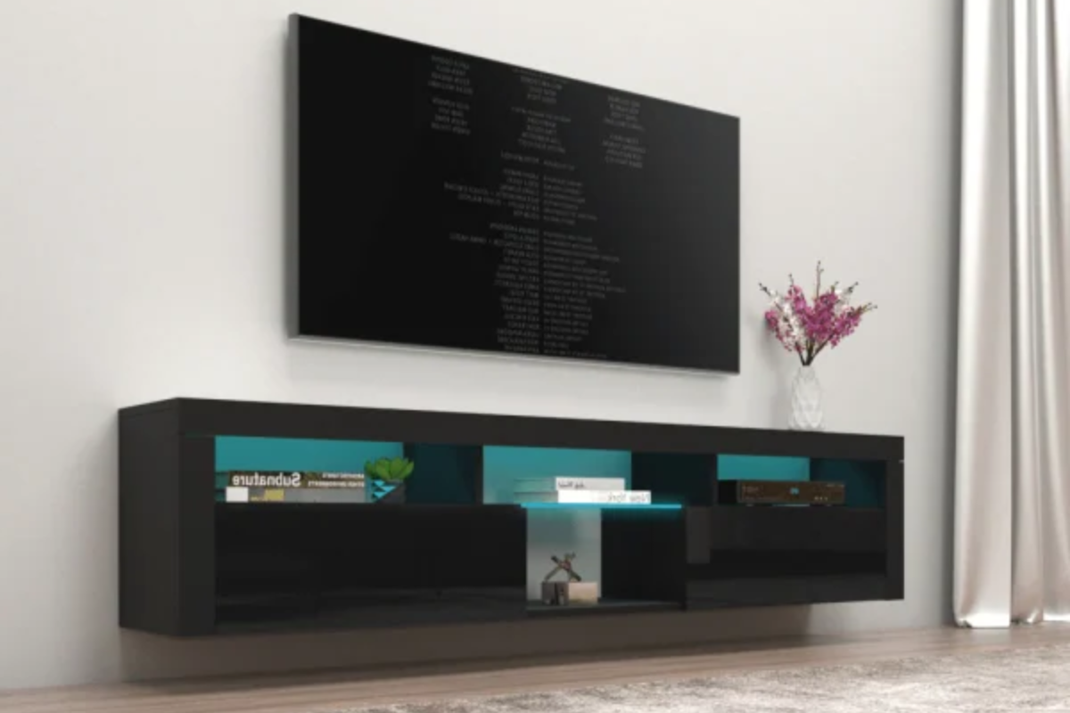 Floating TV Stand with LED