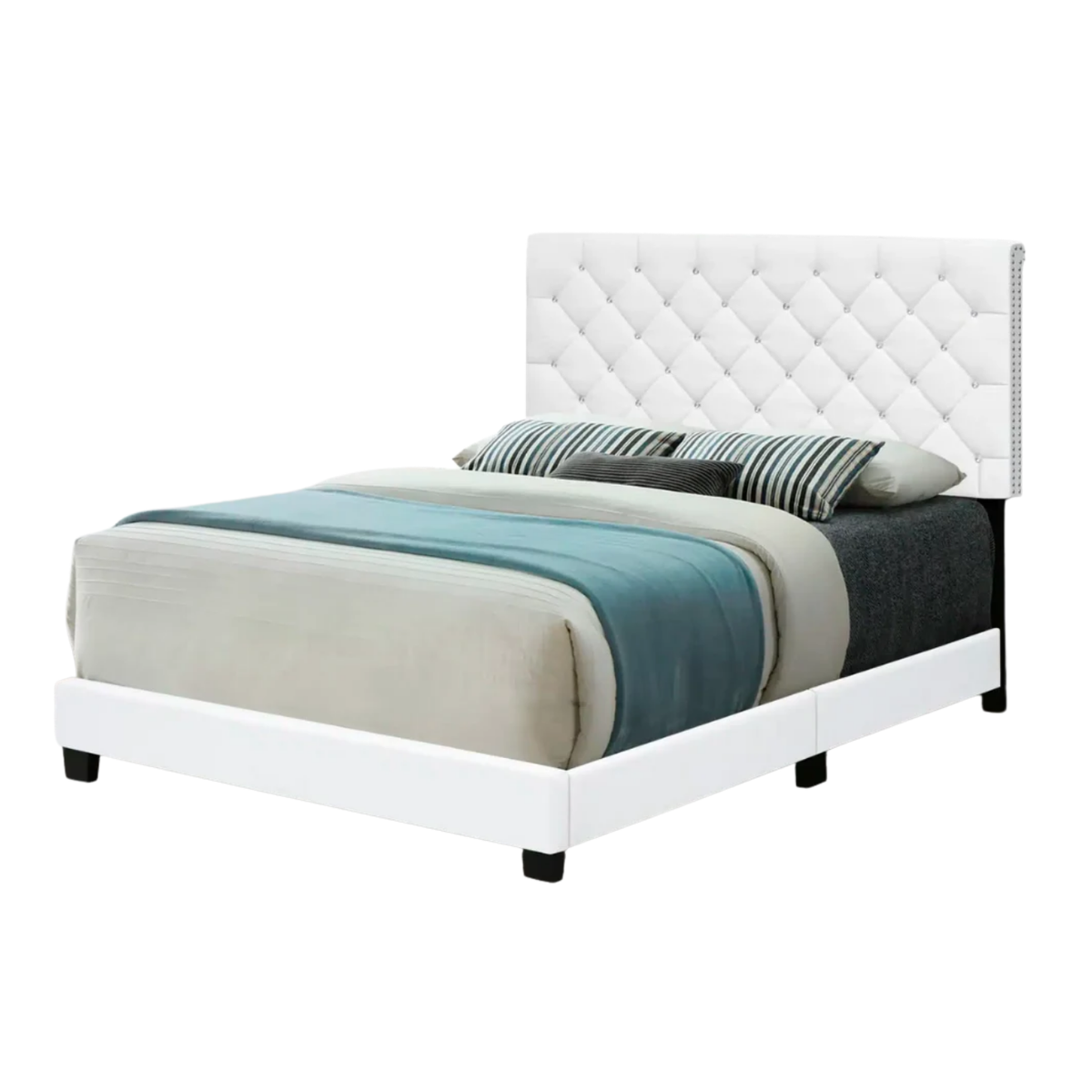 VIRGINIA UPHOLSTERED PANEL BED