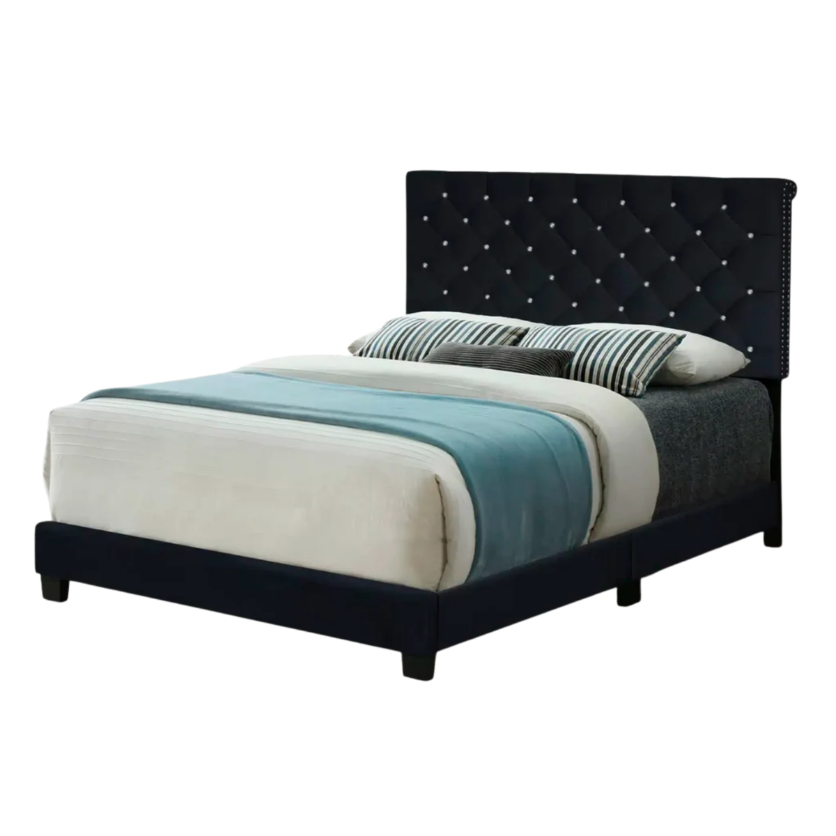 VIRGINIA UPHOLSTERED PANEL BED