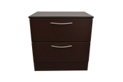 ALLEGRO 2-DRAWER NIGHTSTAND CAPPUCCINO MATTE