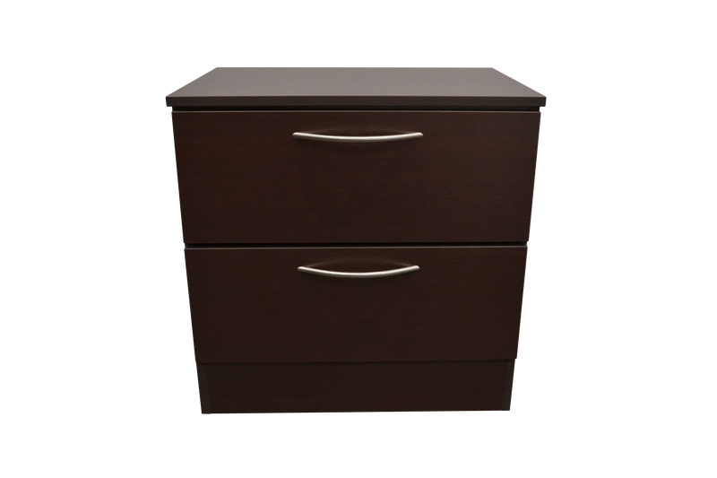 ALLEGRO 2-DRAWER NIGHTSTAND CAPPUCCINO MATTE