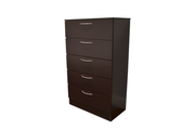 ALLEGRO 5-DRAWER BEDROOM CHEST CAPPUCCINO MATTE