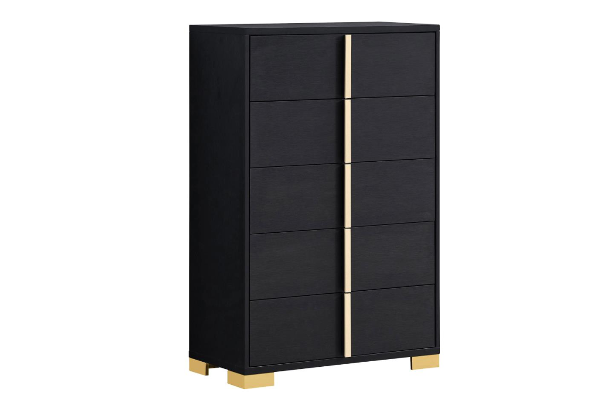 MARCELINE  BEDROOM SET BLACK