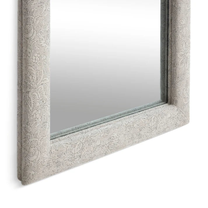 Heidi  Upholstered Oversized Floor Mirror