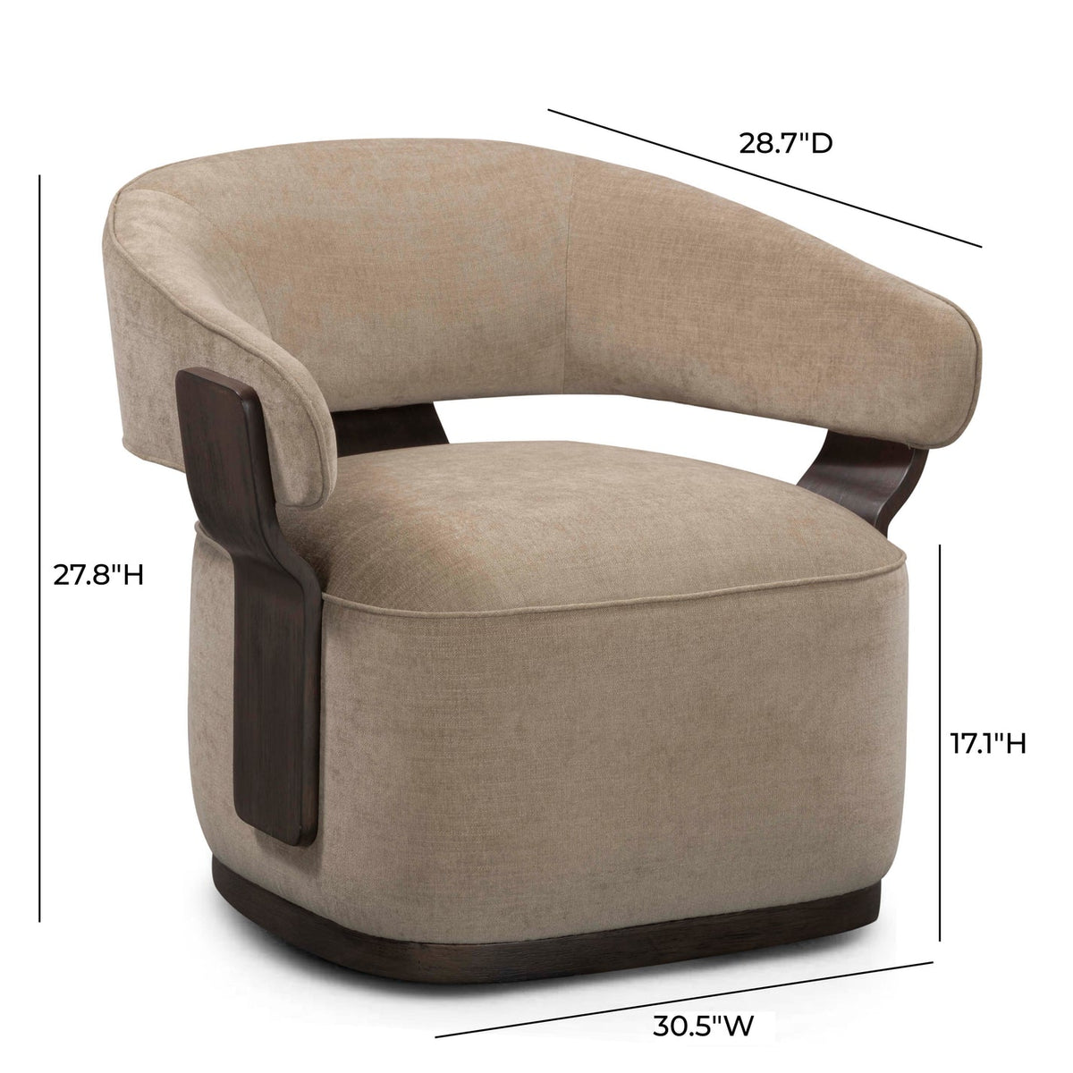 Madison Performance Swivel Accent Chair