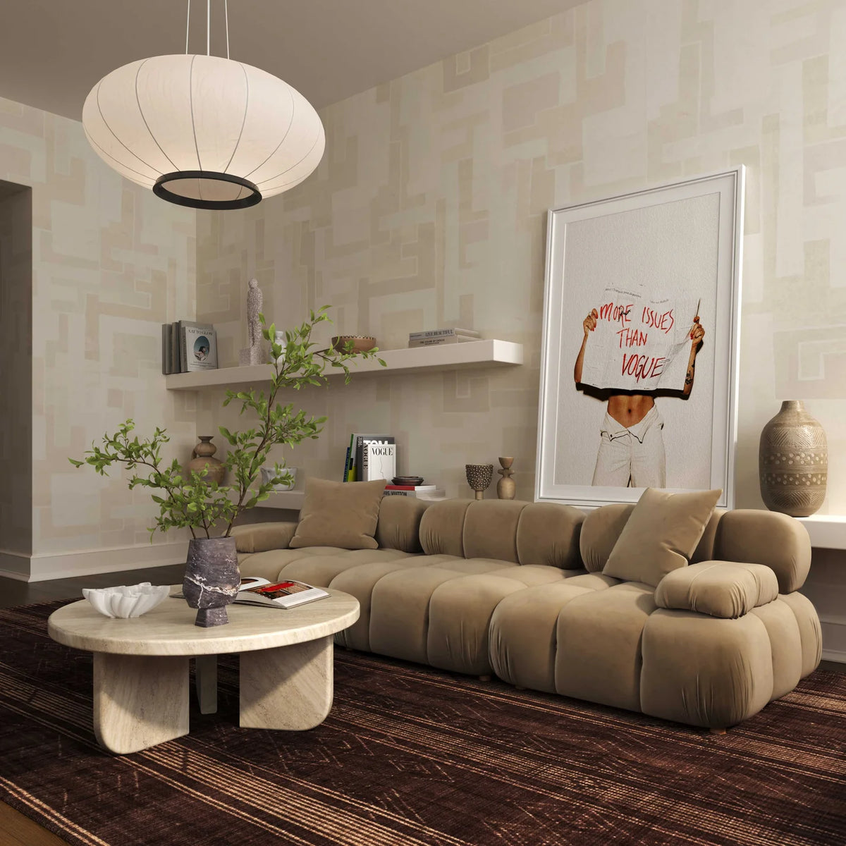 Calliope 118" Modular Sofa