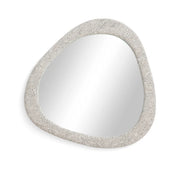 Klaryss  Neutral Floral Jacquard Wall Mirror