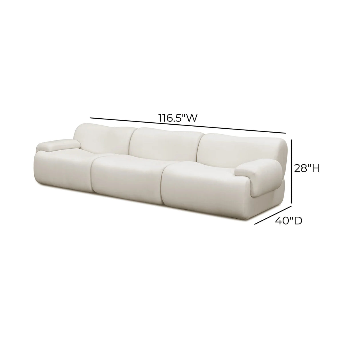 Zenith 117" Modular Sofa