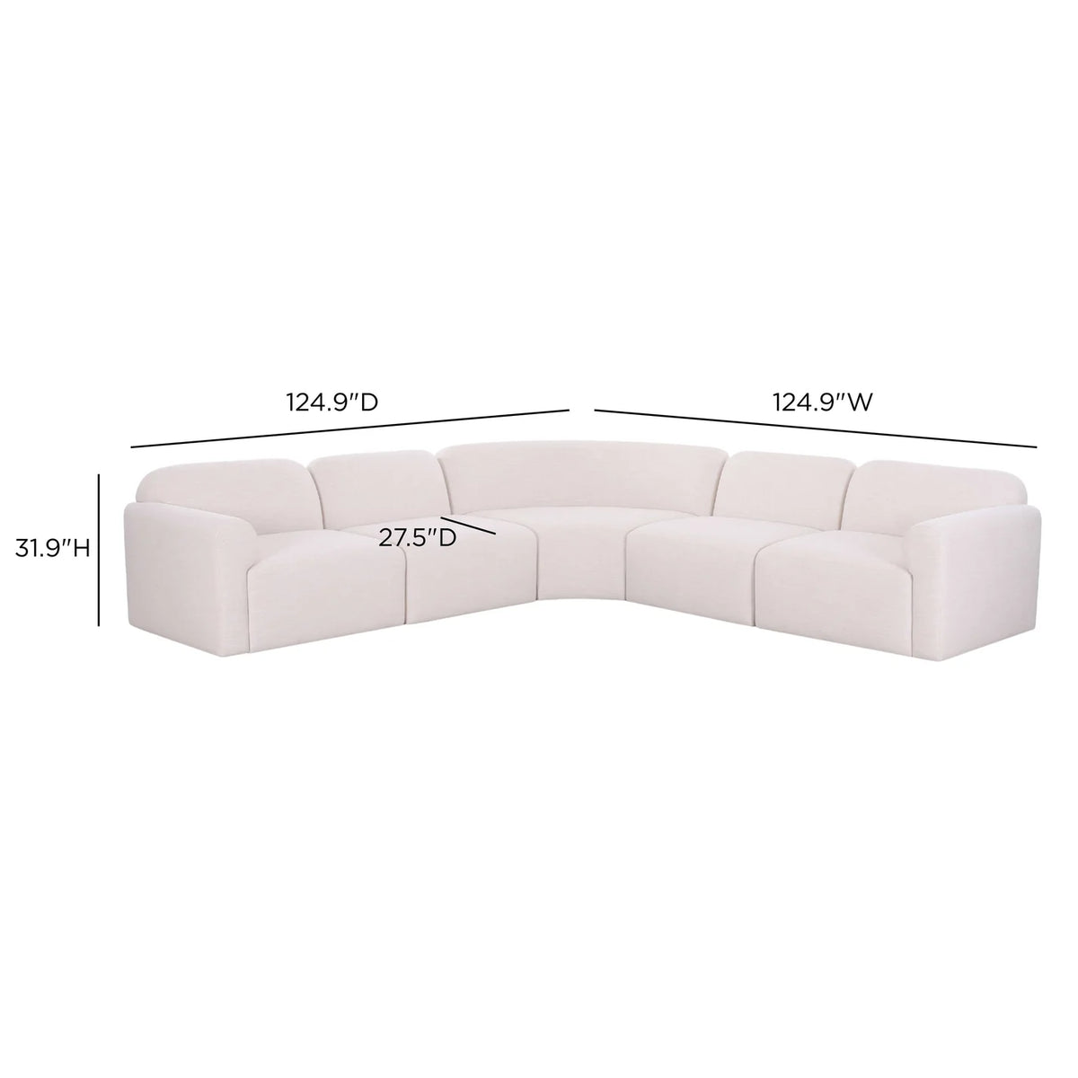 Gorge 5-Piece Modular Corner Sectional