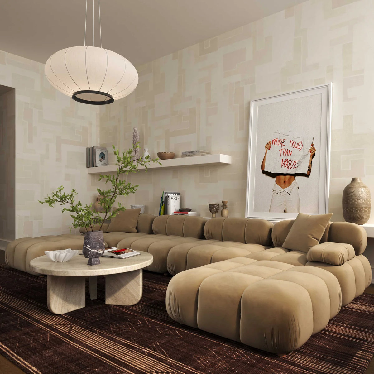 Calliope 6-piece Performance Modular U-Sectional