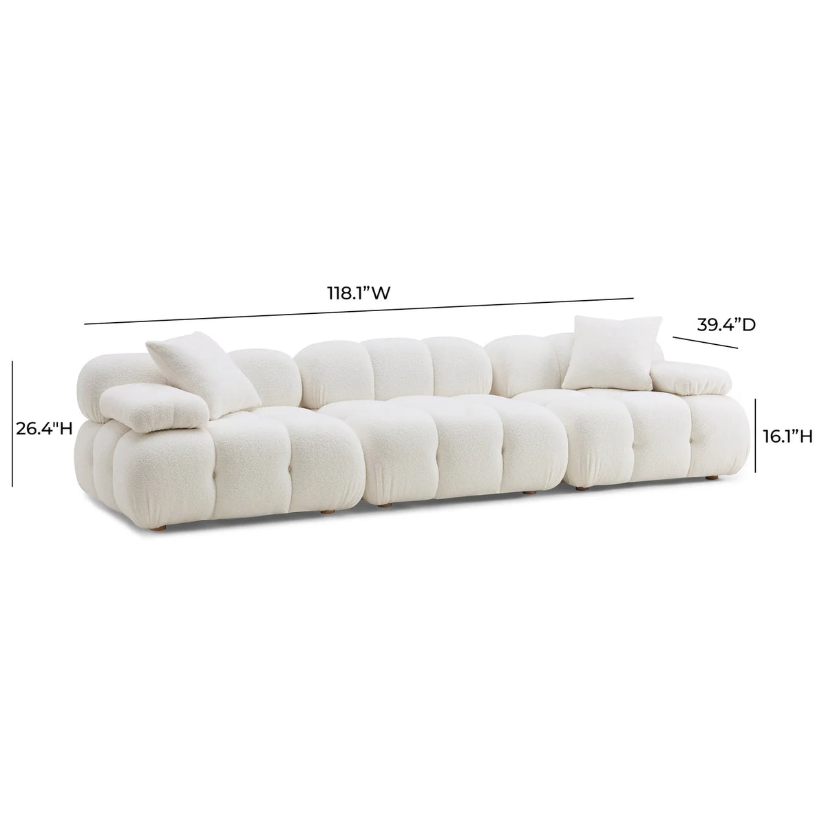 Calliope 118" Modular Sofa