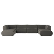 Zenith 8-Piece Contract-Grade Upcycled Fabric Modular U-Sectional