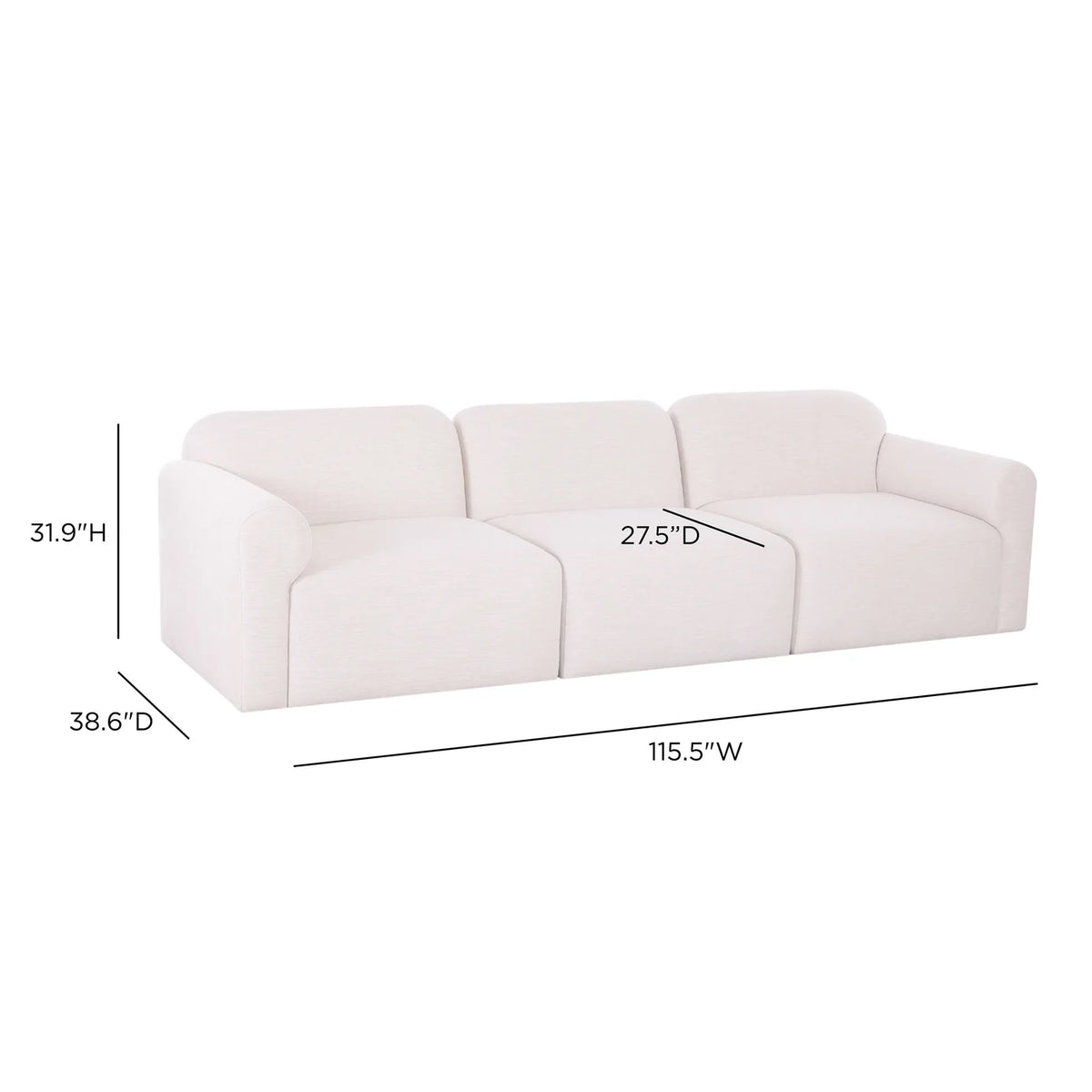 Gorge 116" Modular Sofa