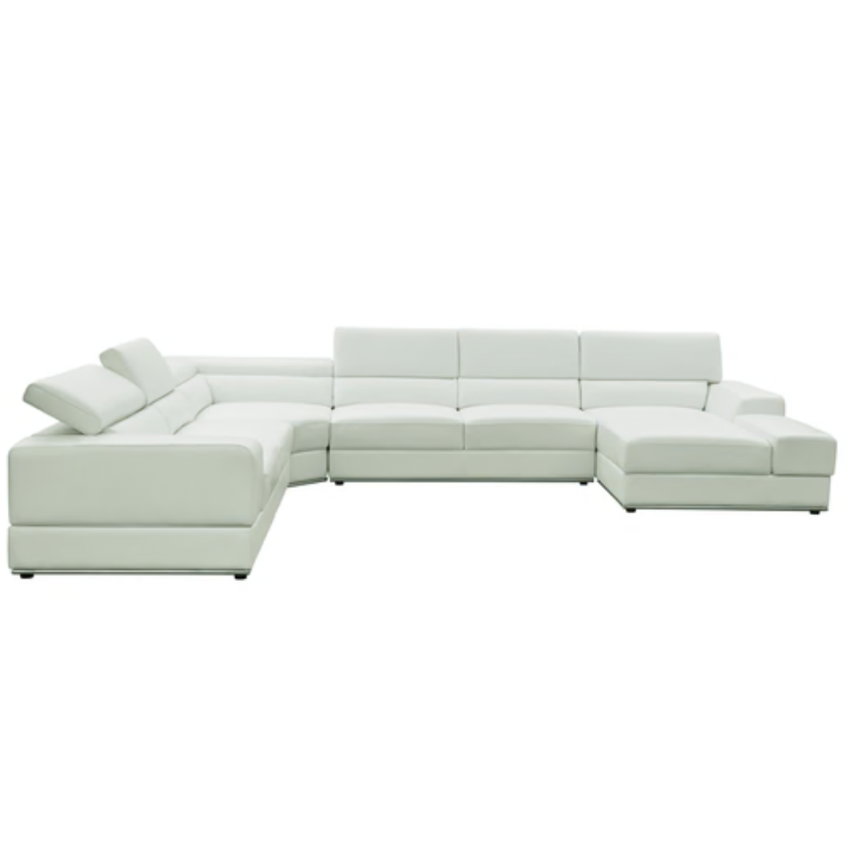Nella Sectional Sofa | Italian Leather Match